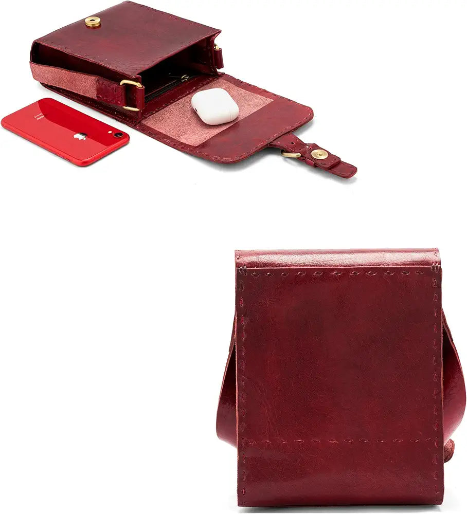 Goatter Genuine Leather Handmade Girls And Women’s Small Cross Body Sling Bag For Daily Use