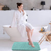 Luxe Home International Microfiber Luxe Home Bath Mat Colour Aqua