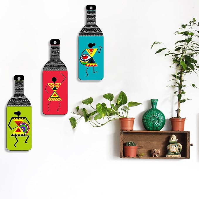 Sehaz Artworks Main Door Decoration Items Living Room Wall Decorative Items Stylish Warli Art