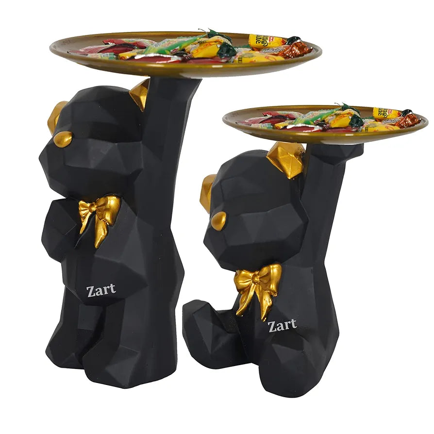 Zart Cool Dog Showpiece for Home Decor Showpiece Dog Platter