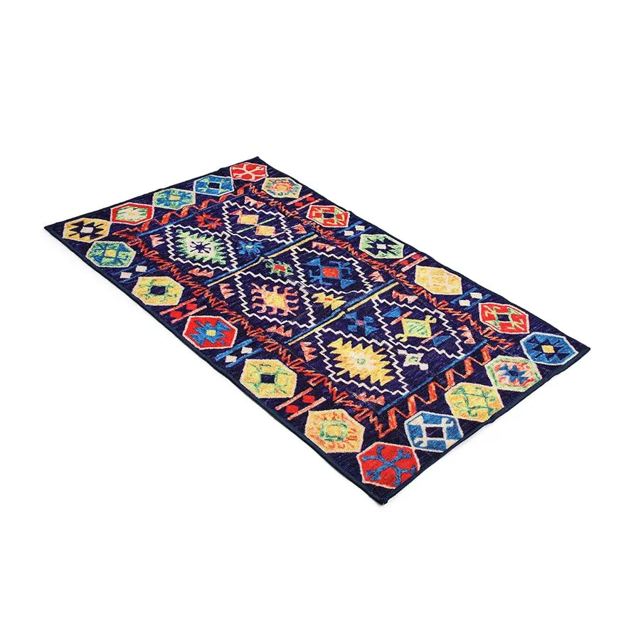 Status Contract Multi Printed Vintage Persian Carpet Rug Runner with Anti Slip Backing