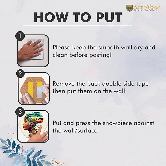 Artvibes Decorative Wooden Wall Hanging Decoration for Home | Quotes Decor Item | Pack of 13 Pieces