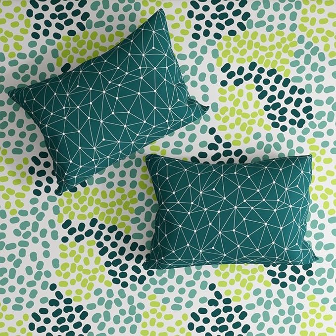Wakefit Bedsheet for Queen Size Bedsheet for Queen Size Bed 2 Pillow Covers Elastic Fitted