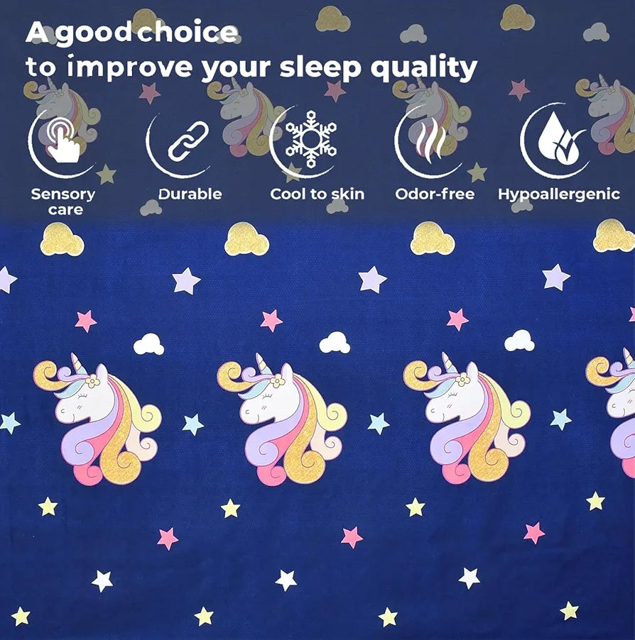 Fresh From Loom Glace Cotton Bed Sheet Cartoon Printed Single Bedsheet Size for Kids with 2 Pillow Cover 144 TC Dinosaur Blue
