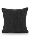 Sashaa World Colour Charcoal Chenille Cushion Cover Decorative Pillow Case