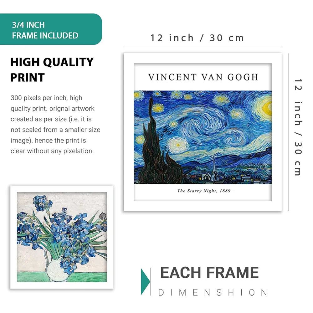 Kotart Decorative Modern Big Size Wall Art Home Dacor Abstract Painting poster With Frame Set of 4 Art1