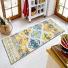 Ishro Home 3d Printed Bedside Runner Carpet Anti Skid For Home Kitchen Colour Classic Retro