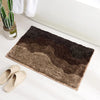 Luxe Home International Ruffle Rectangular Floor Rug 3 X 5 Ft Colour Mocka