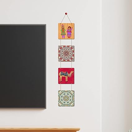 Artvibes Quotes Designer Square Wall Hanger Mdf Wooden for Home Decor | Wall Hanging Decorative Items