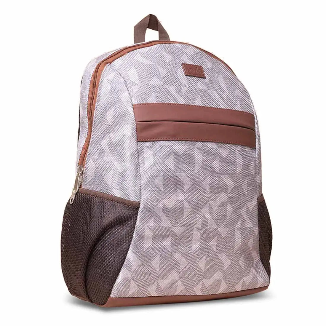 Zouk Printed Women's Jute Handcrafted Vegan Leather Multicolor Classic Backpack