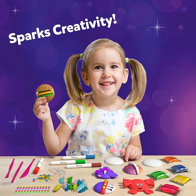 Skillmatics Art & Craft Activity Disc-o Art Mess Free Art & Craft Activity for Girls & Boys