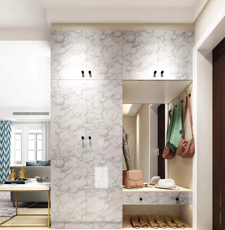 Jaamso Royals Polyvinyl Chloride Vinyl Marble Wallpaper Pvc Marble Sheet for Wall