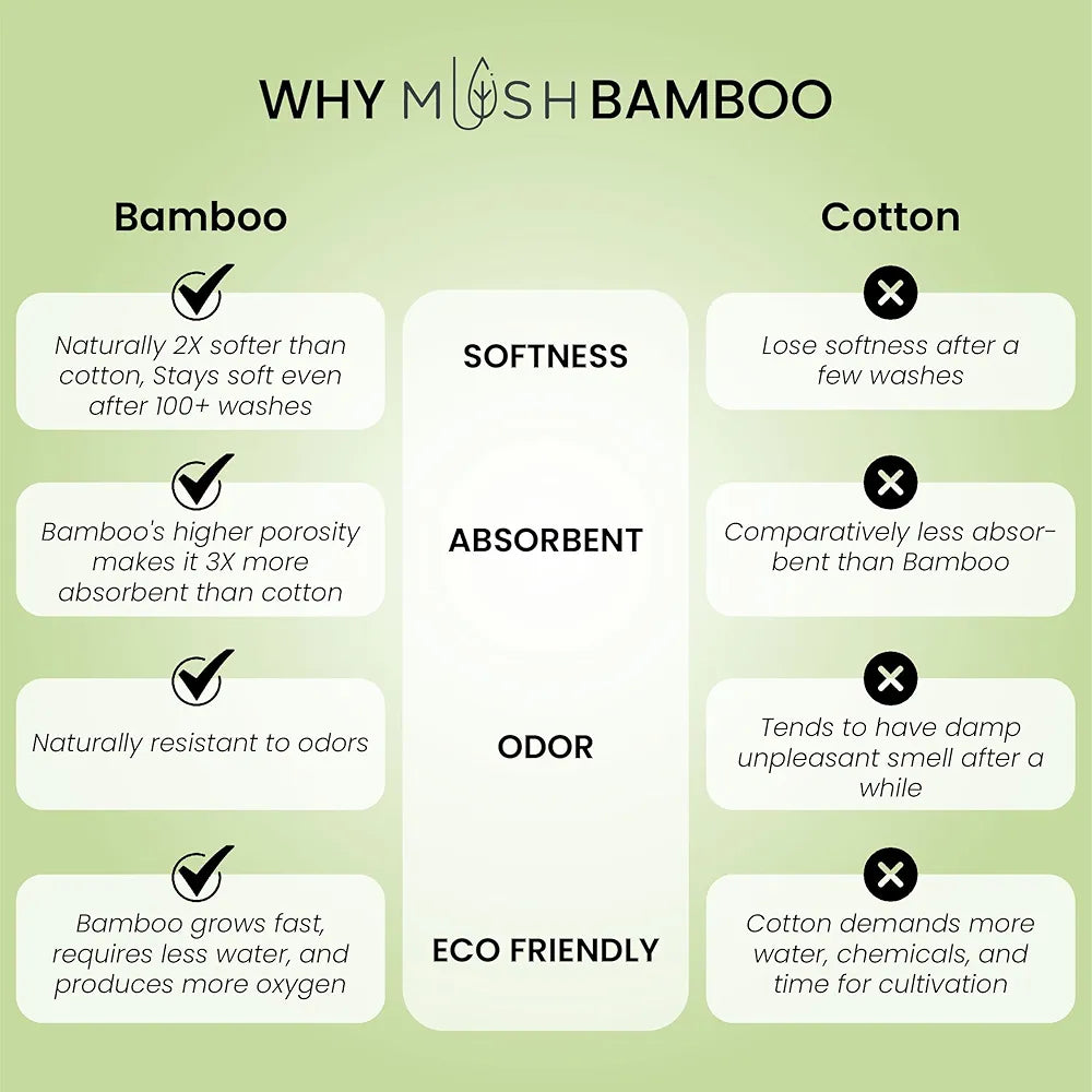 Mush Rayon Derived From Bamboo Large Bath Towel Ultra Soft Absorbent Light Weight