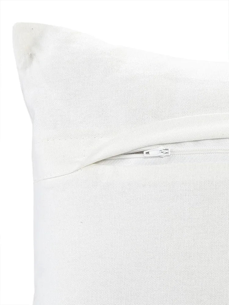 Sashaa World Magical Cushion/Pillow Cover For Living Room Sofa Colour White (Magical)