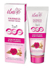 Iba 3in1 Wash Scrub Mask Fairness Instant Facial - 100 gms