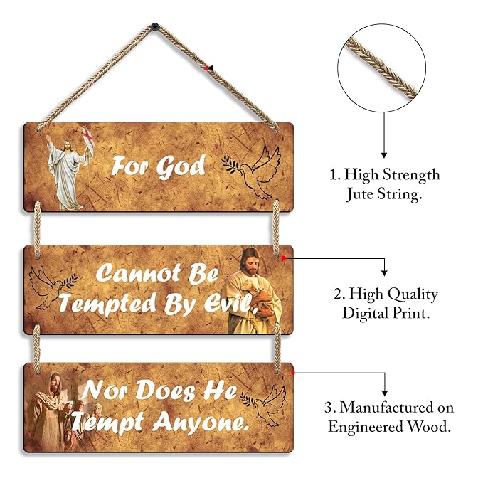 Sehaz Artworks Jesus Wooden Wall Hangings for Home Decoration Home Decor Christian-3-0039