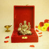 Ekhasa Pure Brass Durga Maa Murti in Luxury Red Velvet Gift Box God Idols