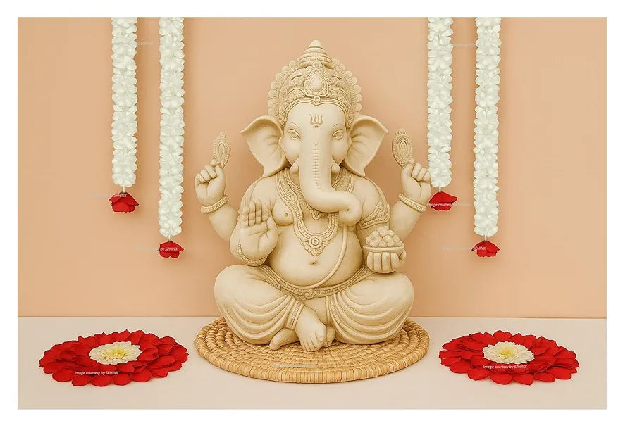 Artificial Jasmine Buds  & Rose Strings Garlands Red