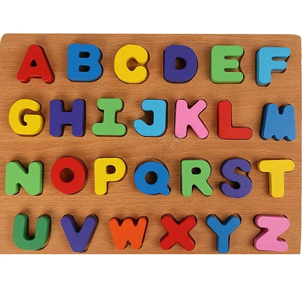 Trinkets & More ABC Capital Alphabet Letter Puzzles Game Board for Toddlers Kids Educational Learning Toys 2+Years 
