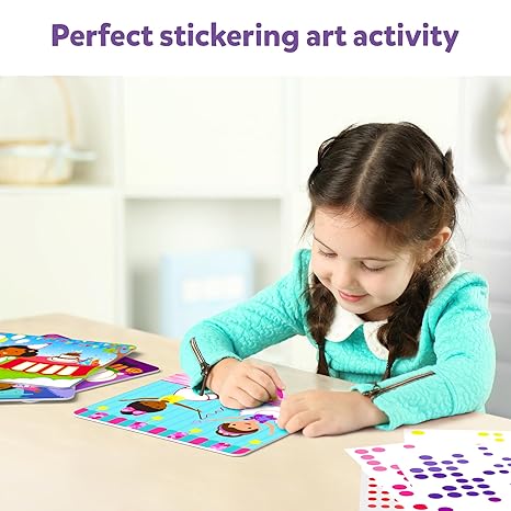 Skillmatics Art Activity Dot It Dress Up No Mess Sticker Art for Kids Craft Kits Diy Activity