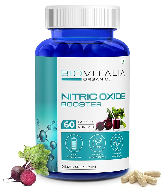 Biovitalia Organics Nitric Oxide - 60 caps