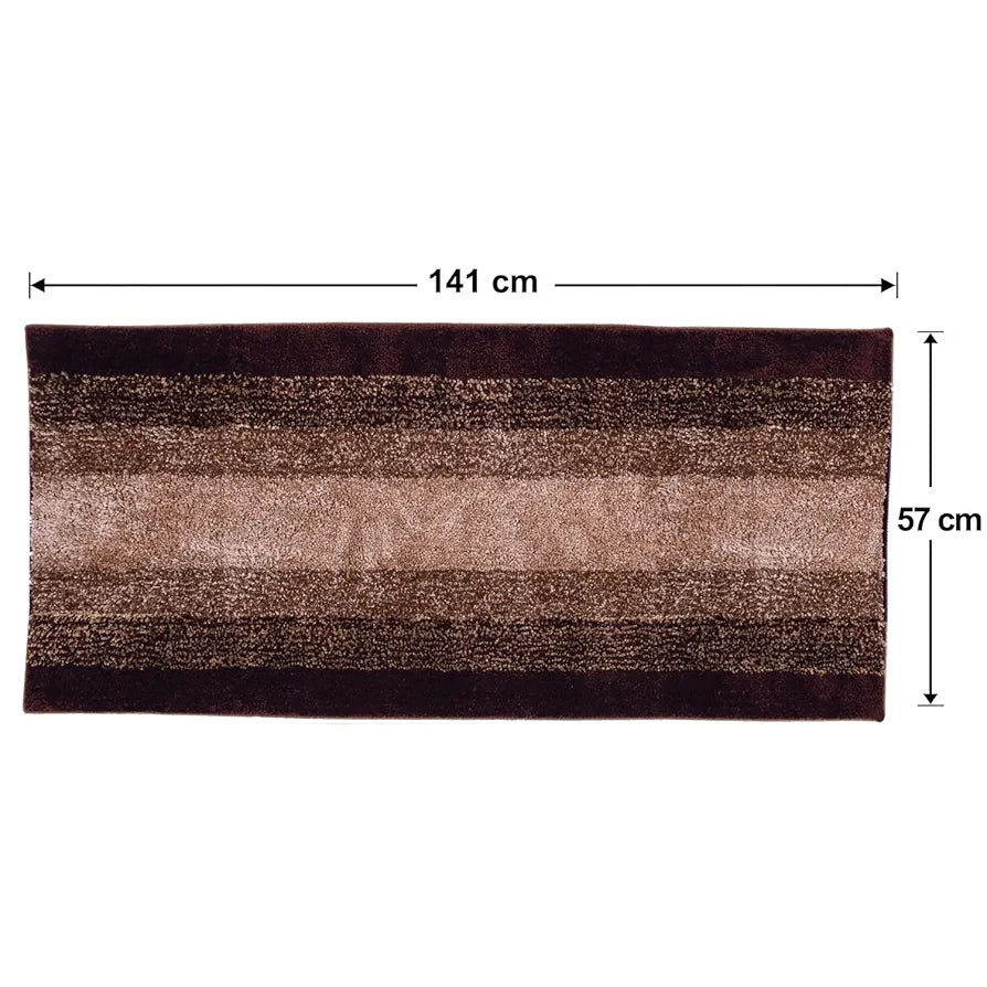 Kuber Industries Shaggy Carpet Polyester Bedside Runner Rectangular Soft Rug for Hall Offices Kitchens Bedroom