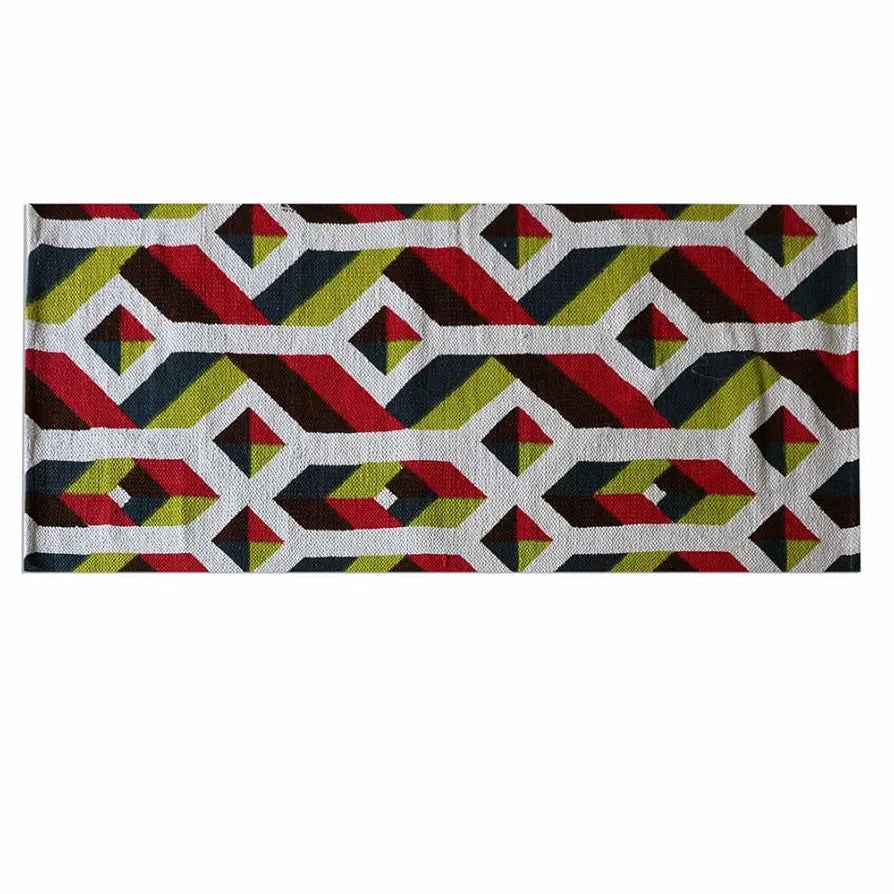The Home Talk Handmade Cotton Carpet Printed Mats Area Rugs