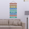Artvibes Positive Quote Printed Wooden Wall Hanging for Home Decorative Items