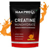 Nakpro Micronized Creatine Monohydrate Tangy Orange Flavour - 250 gms