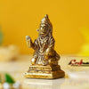 Ecraftindia Golden Brass Blessing Lord Hanuman Statue Murti | Hindu God Idol
