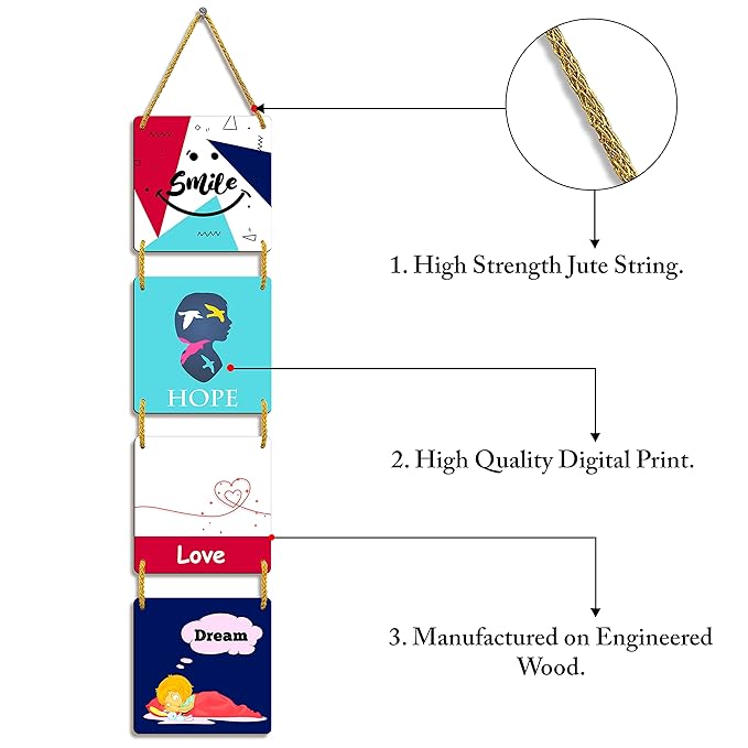 Sehaz Artworks Wall Hangings for Home Decoration Wooden Wall Hangings  - 4-0001, Medium