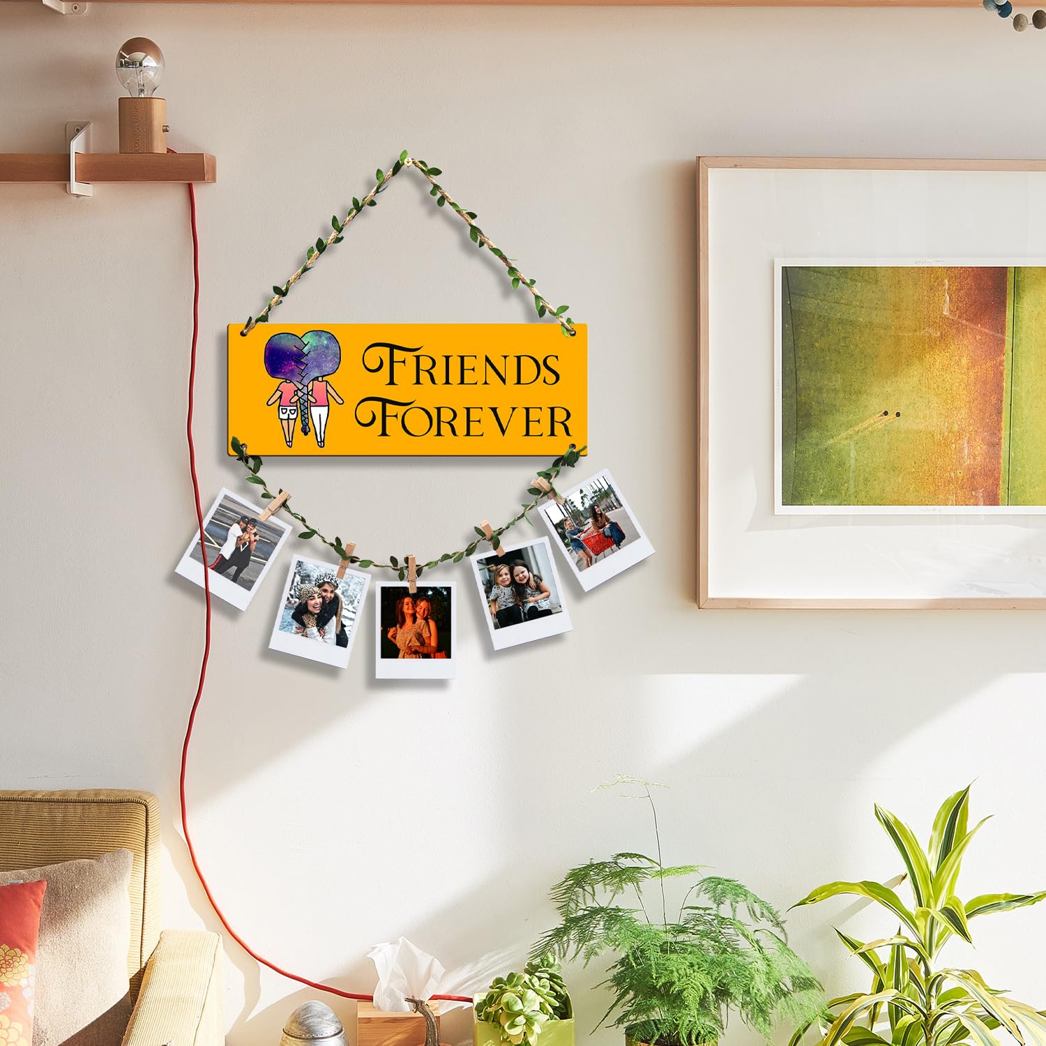 Sehaz Artworks Photo Frame for Wall Photo Clip Bedroom Decor Room Decor Items