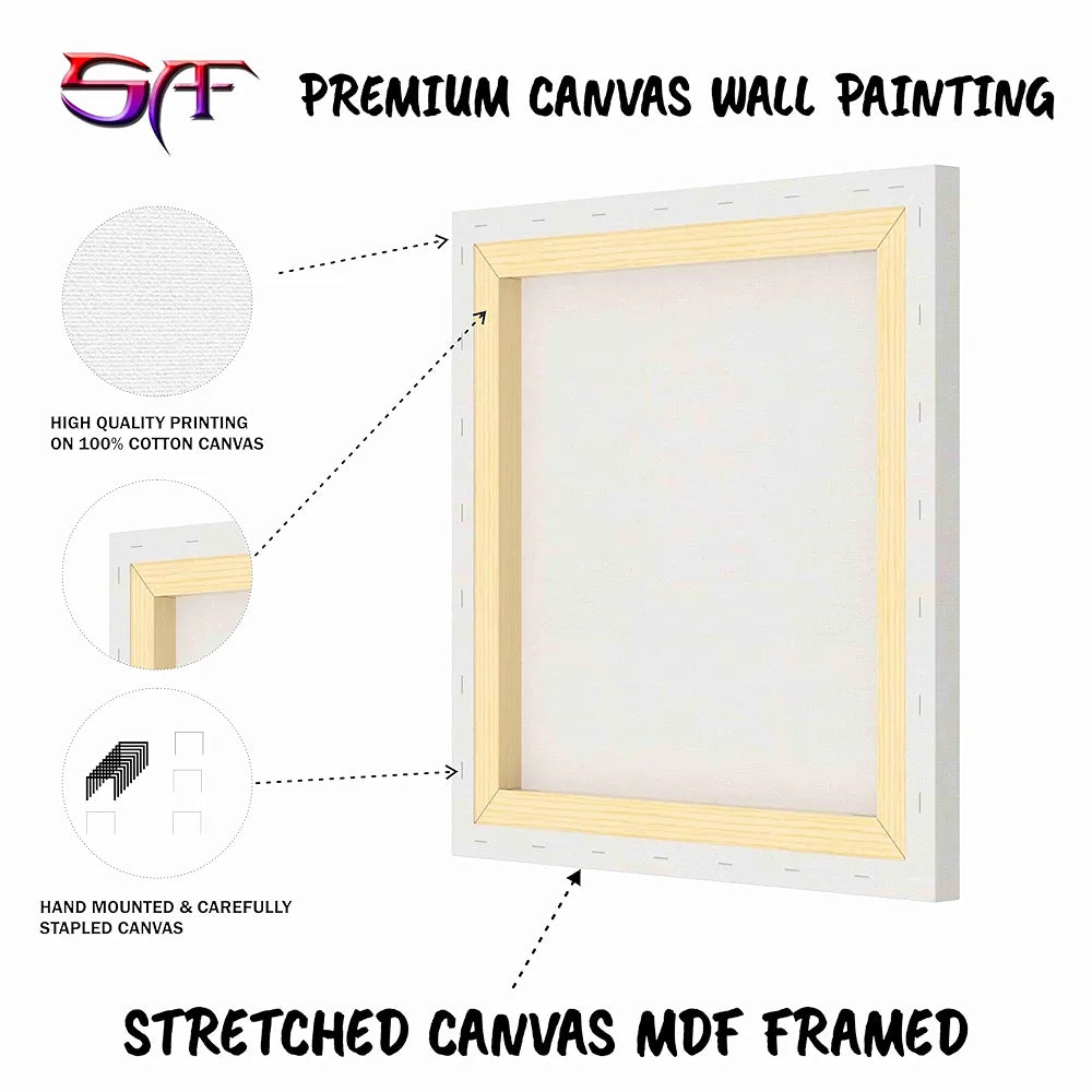 Livin'luxe Paintings Jungle Modern Art Canvas Home Decor Wall Paintings With Frame Painting CR-303