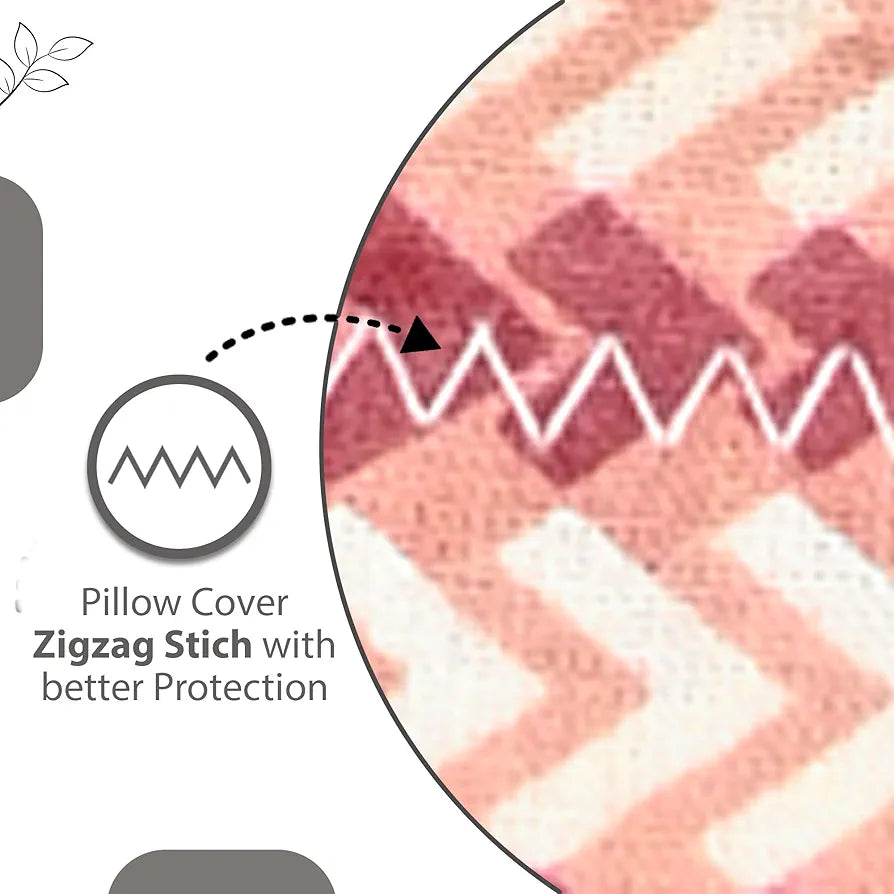 Divine Casa 144 TC 100% Pure Cotton Double Bed Bedsheet with 2 Pillow Covers Rose Blossom Colour Crimson Gold