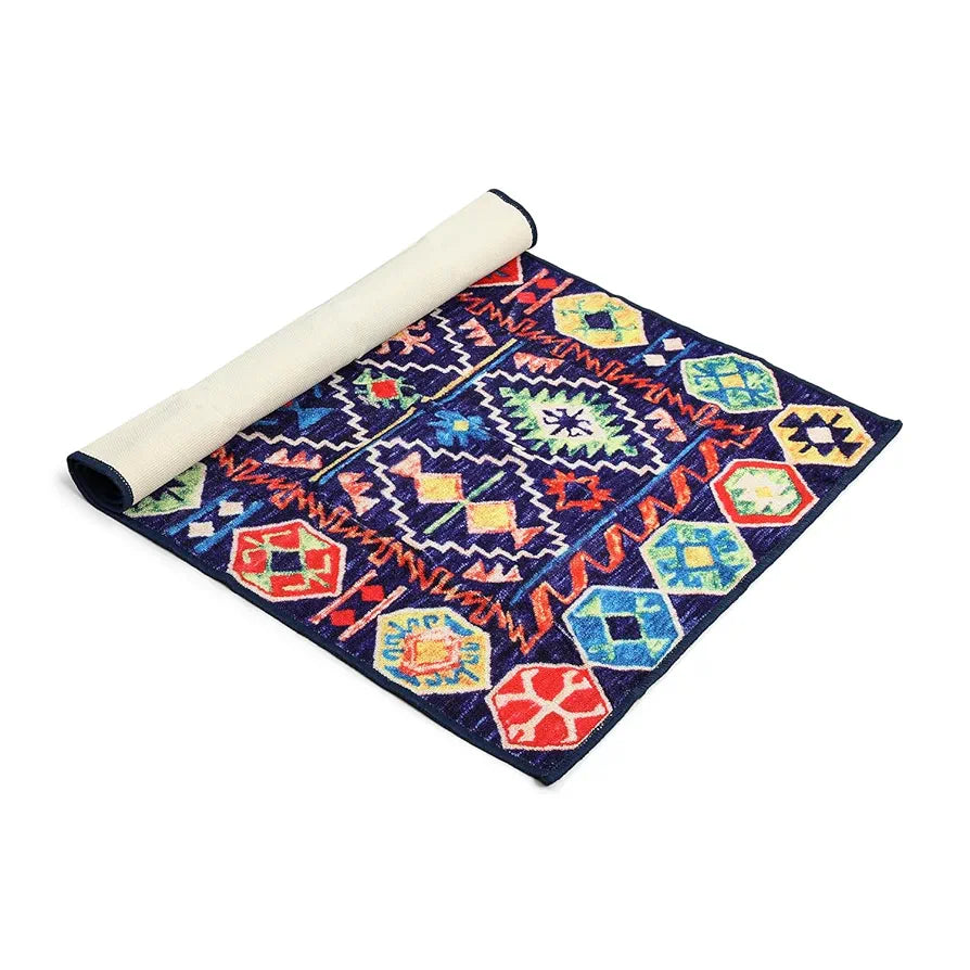 Status Contract Multi Printed Vintage Persian Carpet Rug Runner with Anti Slip Backing