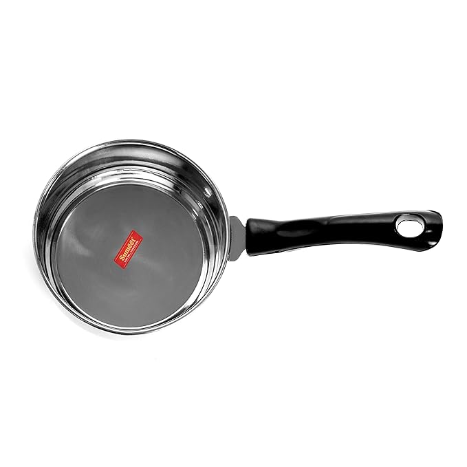 Sumeet Stainless Steel Saucepan 0.8 | 1 Piece (White)