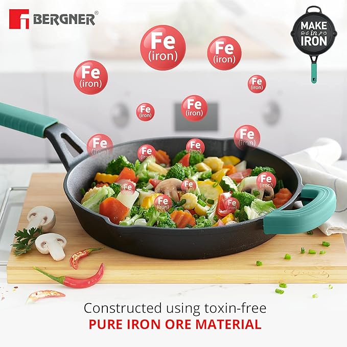 Bergner Elements Cast Iron 26 Cm Fry Pan