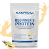 Nakpro Beginners Whey Protein Concentrate Vanilla Flavour - 1000 gms