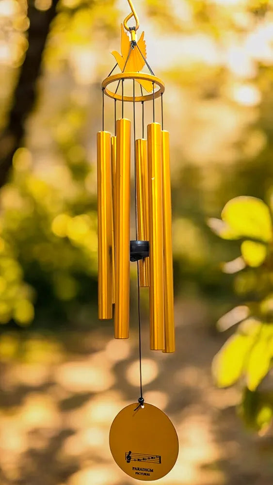 Paradigm Pictures 30.5 inch Big Wind Chimes Gold