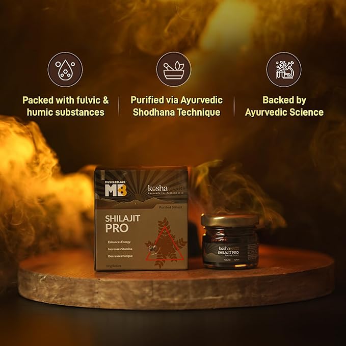 Koshaveda Shilajit Pro by MuscleBlaze - 10 gms