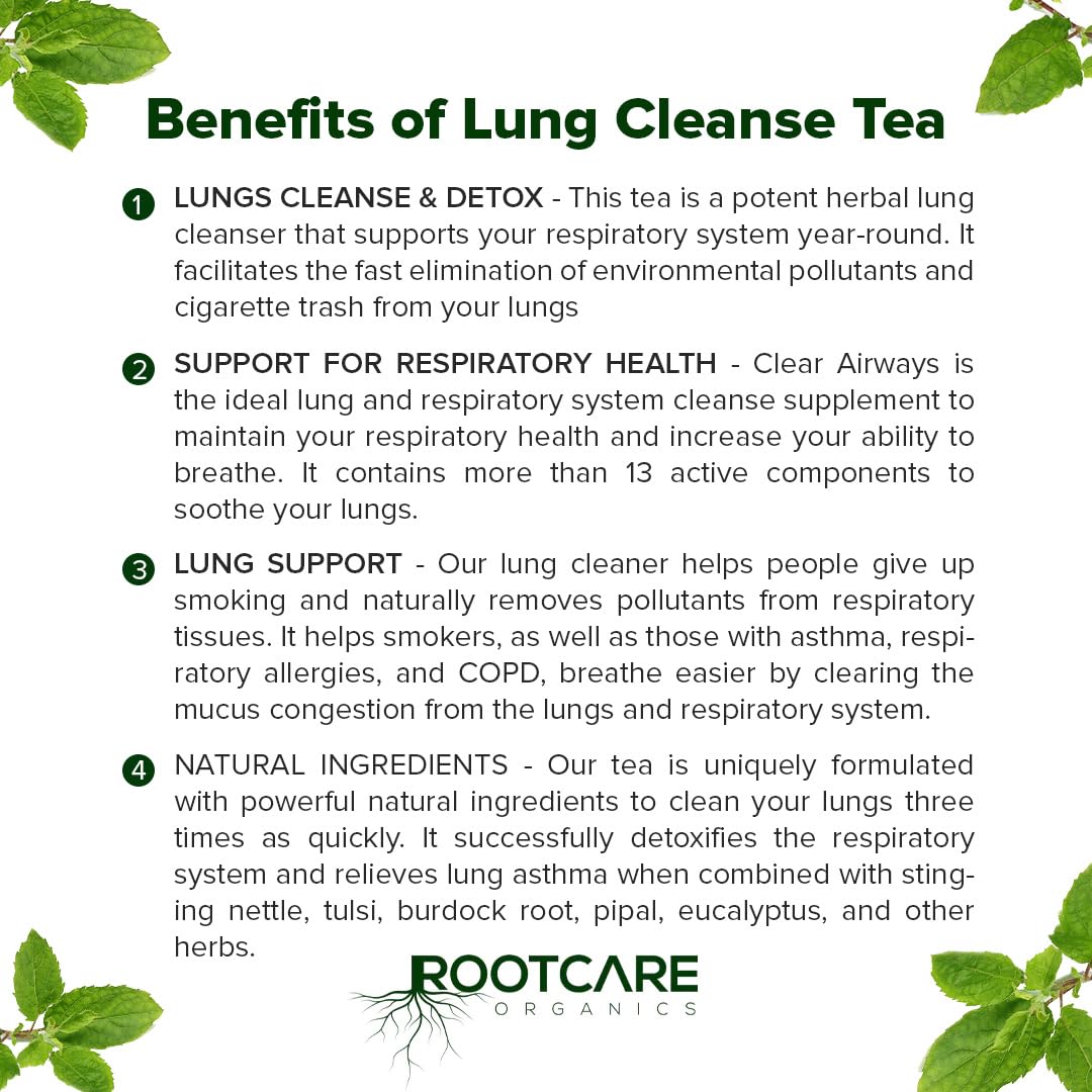 Rootcare Organics Lung Cleanse Tea - 100 gms