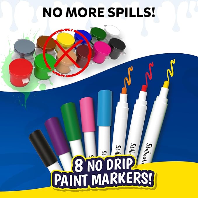 Skillmatics Rock Painting Kit Mess Free Art & Craft Activity For Girls & Boys Creative Activity