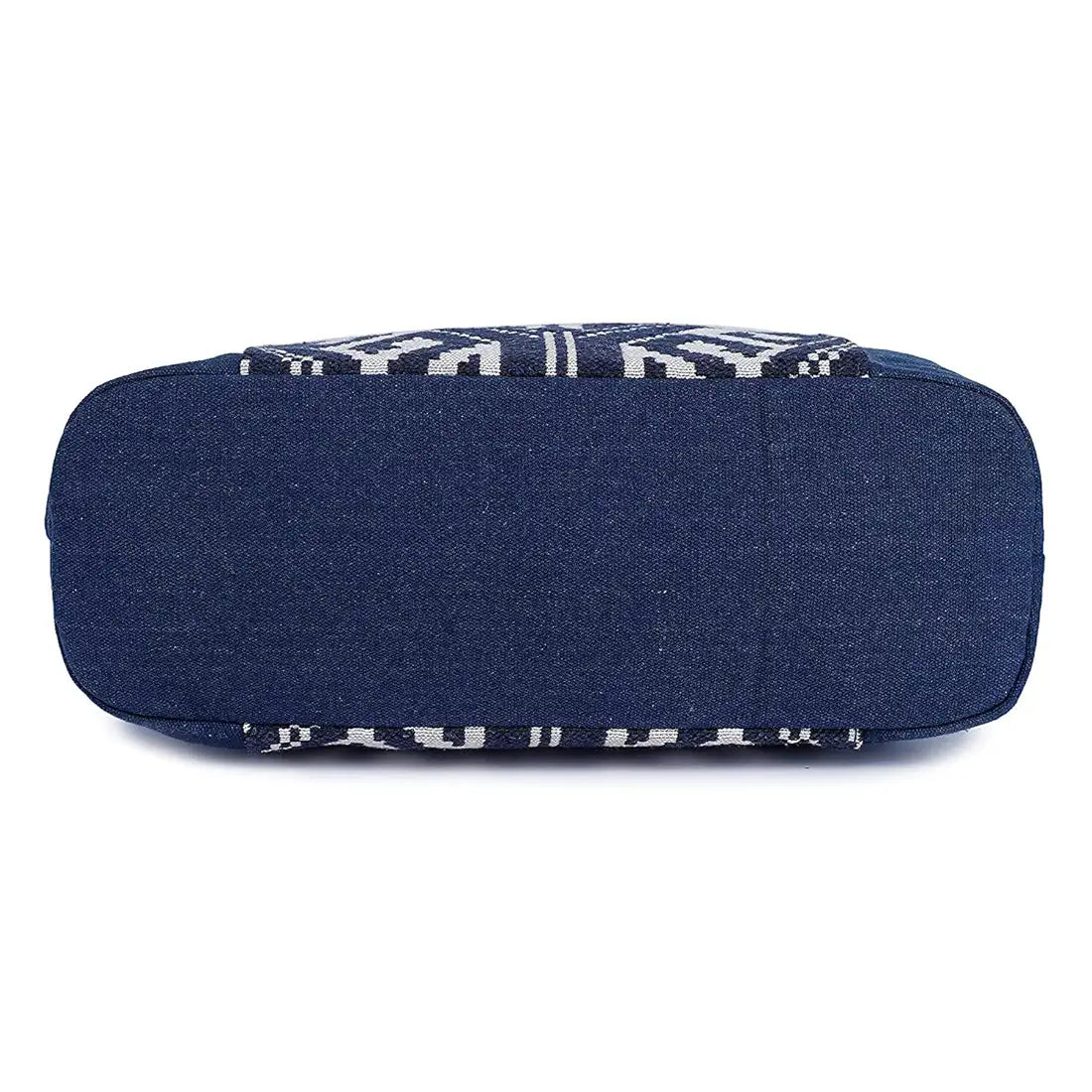 Klondon Alii And Aliizey Tote Bag For Women With Zip Bag Colour Blue