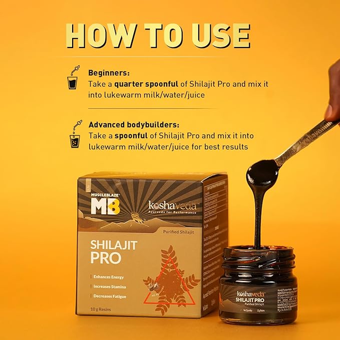 Koshaveda Shilajit Pro by MuscleBlaze - 10 gms