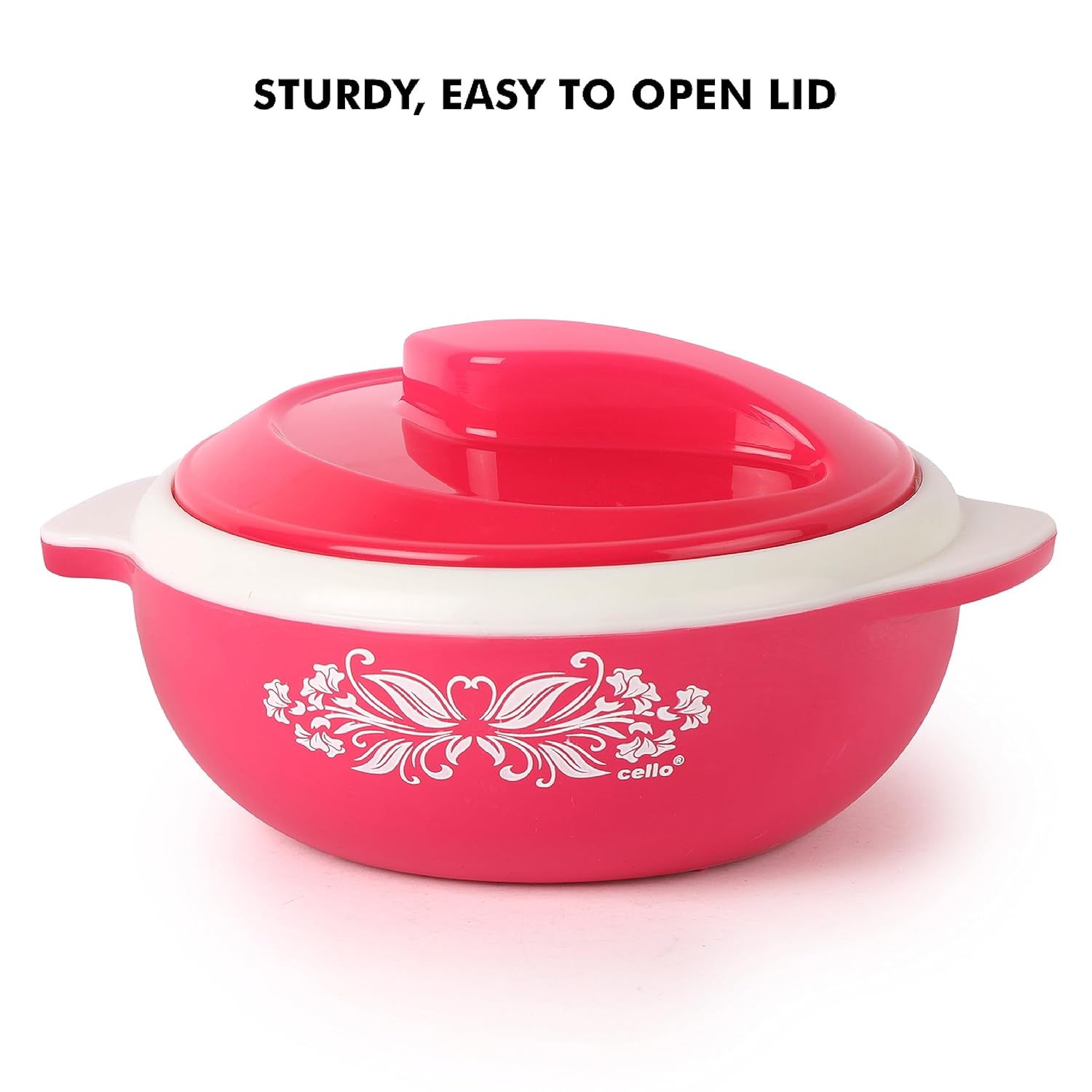Cello Hot Serve Insulated Inner Steel Casserole Set of 3 | Hot Box for Kitchen