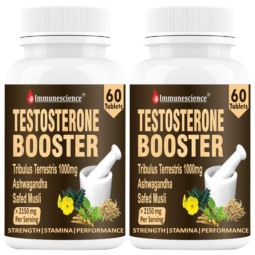 Immunescience Testosterone Booster For Men Tablets - 60 tab - Swadesi
