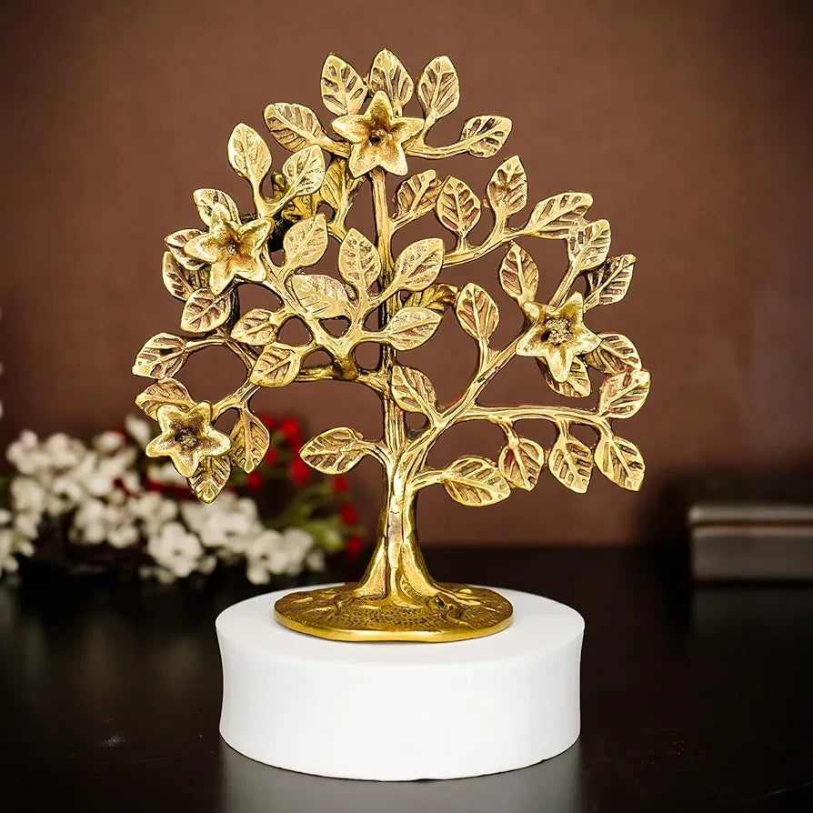 Ekhasa Pure Brass Kalpavriksha Tree Big kalpvriksh Showpiece for Fengshui Vasthu