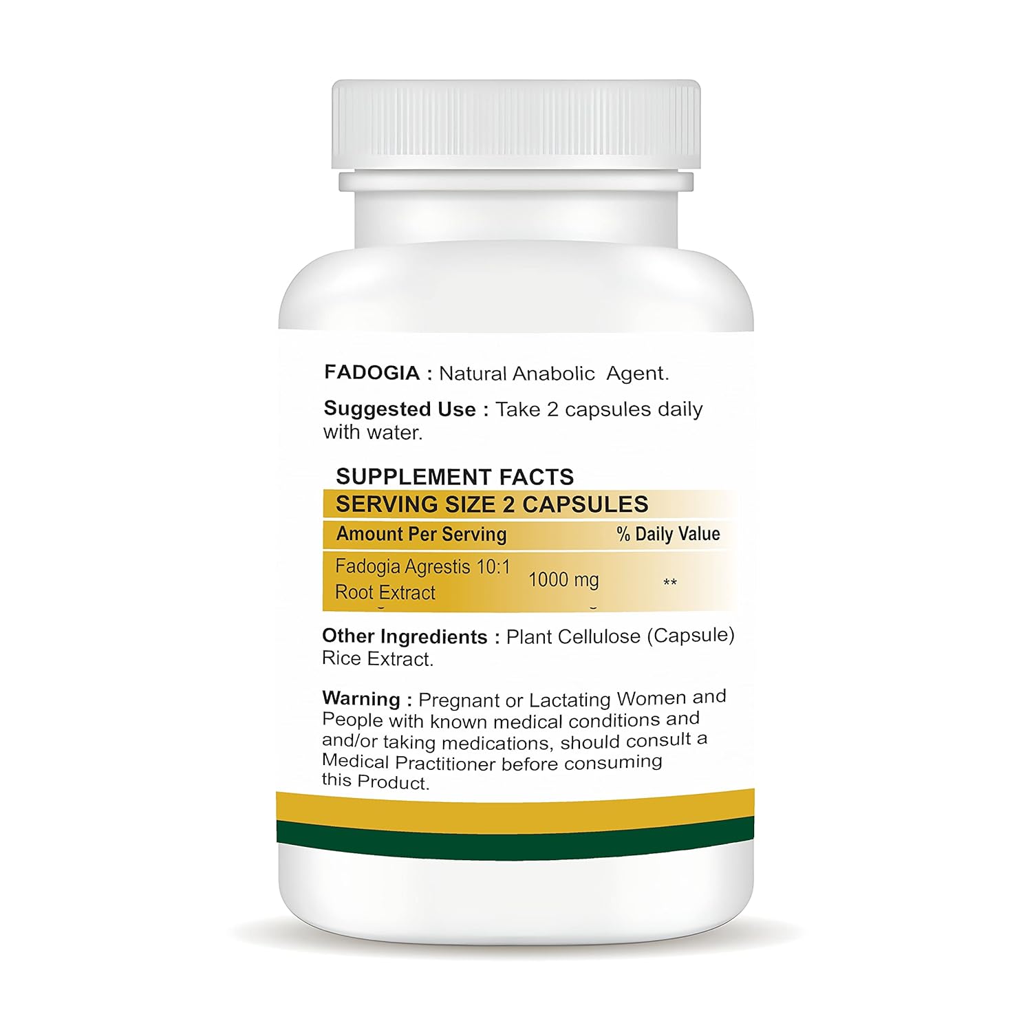 Vitaruhe Fadogia Agrestis 1000mg - 90 Capsules