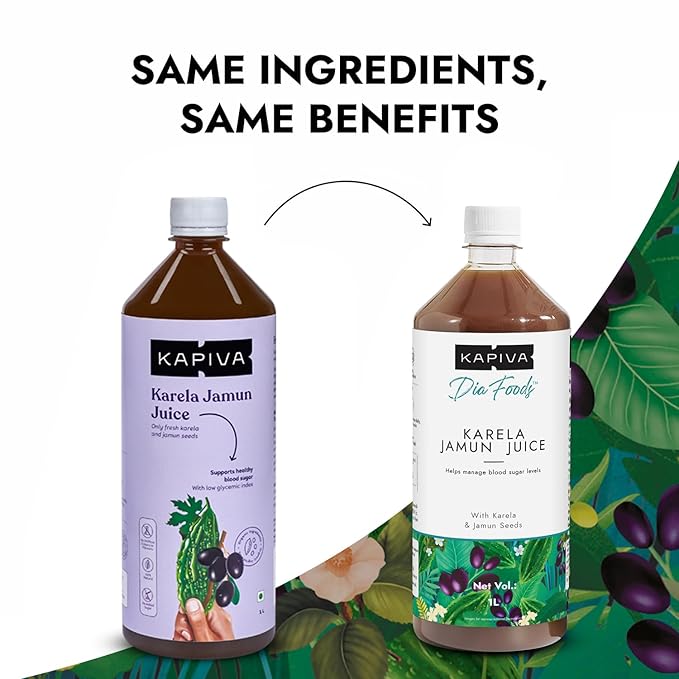Kapiva Ayurveda Karela Jamun Juice - 1 L