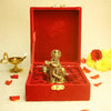 Ekhasa Pure Brass Krishna Murti in Luxury Red Velvet Gift Box God Idols